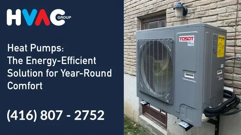 Energy-efficient heat pump installed on a Mississauga home, providing reliable heating and cooling for year-round indoor comfort