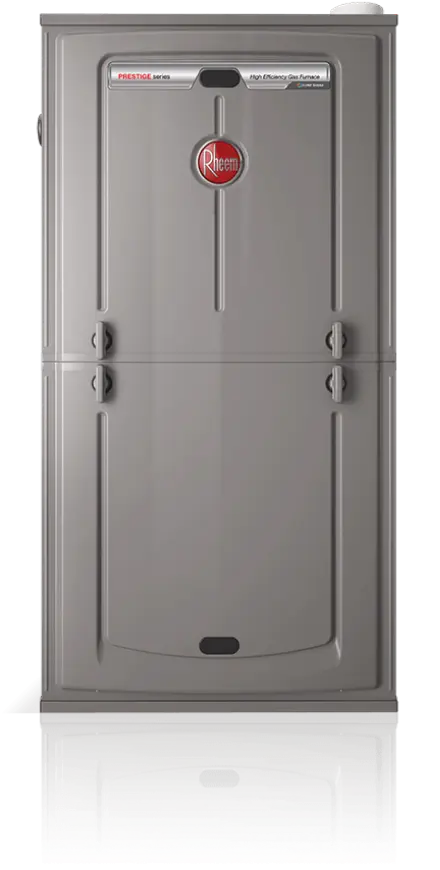 Rheem Prestige Series high-efficiency gas furnace available for installation in Mississauga