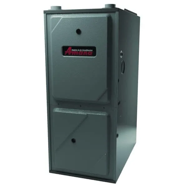 Amana high-efficiency upflow gas furnace available for supply and installation in Mississauga