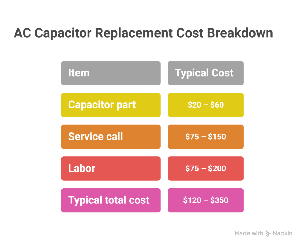 AC Capacitor Replacement Cost