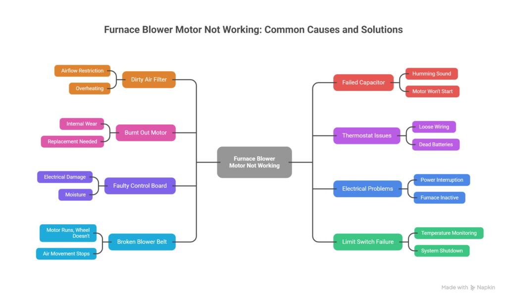 Why Is My Furnace Blower Motor Not Working: 8 Common Causes
