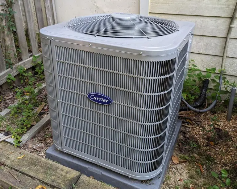 Carrier Central Air Conditioner Condenser Unit Installed at a Residential Home — HVAC Group Mississauga
