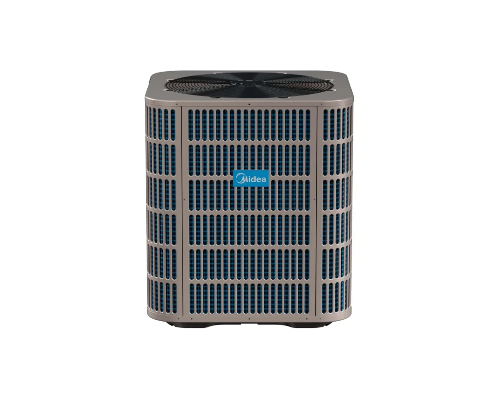 Midea large-capacity residential AC condenser unit supplied and installed by HVAC Group Mississauga